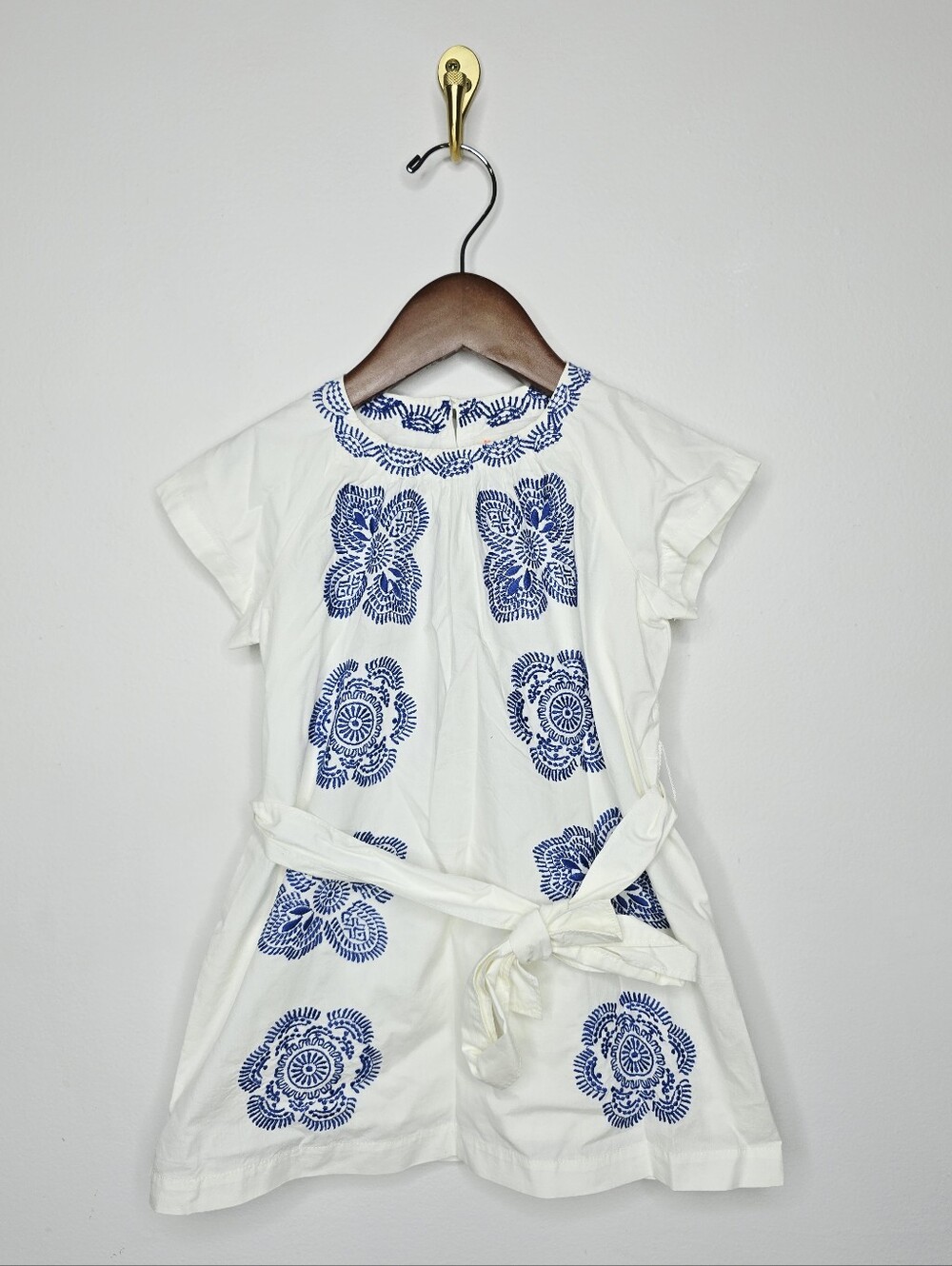 J. Crew CrewCuts Embroidered Dress Size 2 NWT